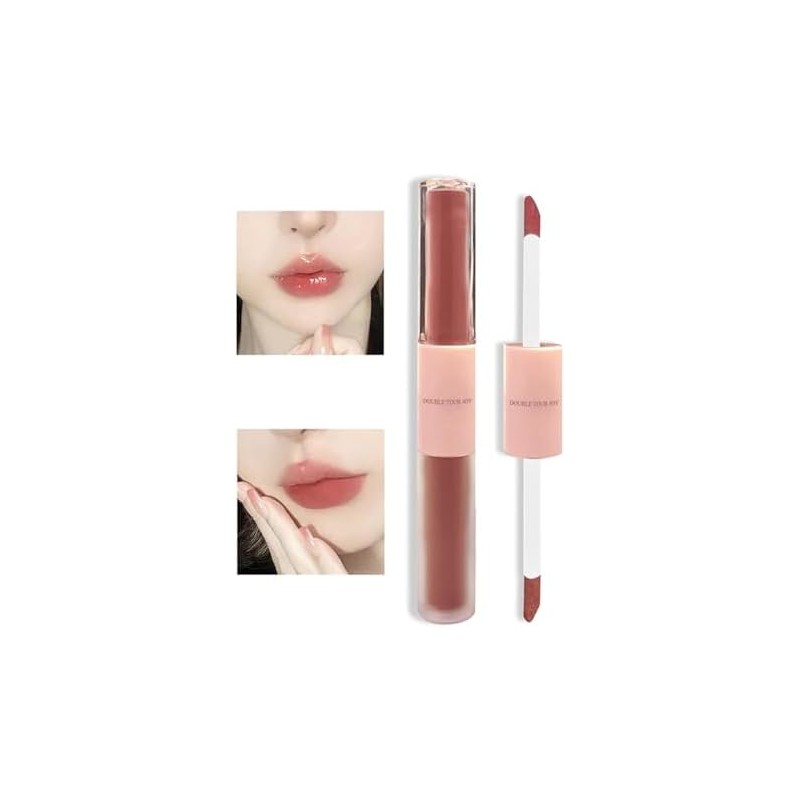 Tinte Labial Líquido de Alto Brillo Efecto Espejo y Fácil