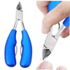 Outanaya Surgical Grade Stainless Steel Toenail Clippers Curved Precision Nipper