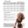 Blooming Jelly Women's High Waisted Bikini Set Two Piece Bathing