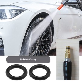 eMagTech 10Pcs Pressure Washer O-rings Replacement Compatible with Titan TTB669PRW Pressure Washer Quick Plug O Ring Rubber Ring Black