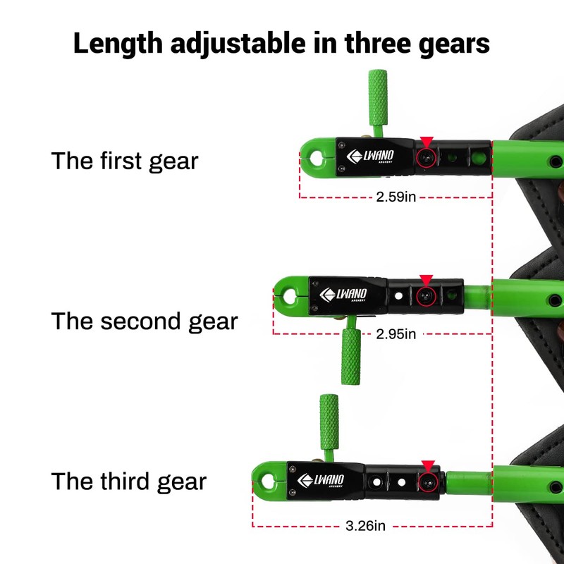 LWANO Archery Compound Bow Release Aids Trigger (Green)