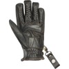 By Design Efficiency Vintage Cafe Racer Leather Black Gloves With