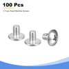 uxcell #8-32 x 1/4" Truss Head Phillips Machine Screws, Full