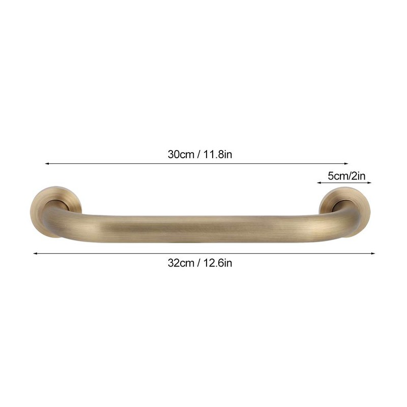 Brass Bath Handle 30 cm Safety Sunter Support Handrail 12