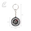 Set of 30 WELLGRO Compass Keyrings – Party Bag for