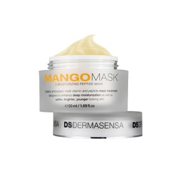 DS Dermasensa Moisturizing Peptide Mask, Brightening Rinse Off Mask with Vitamin A, C and E, Anti Aging Face Mask for Brighter Younger Bouncy Skin with Radiance