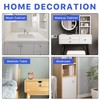 Milkary 30 pcs Crystal Drawer Knobs, Crystal Glass Dresser Knobs