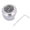 MASO 2pcs 7/8 Inch Motorcycle Handlebar Clock and Thermometer Universal