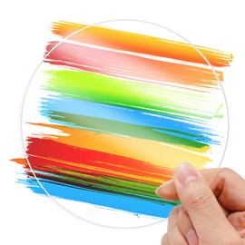 iCAGY Round Acrylic Sheet 1/8 Inch Thick 8 Inch Diameter Clear Plexiglass Sheets Circle Blanks Plastic Disc 2 Pcs