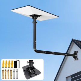 Starlink Gen 3 Wall Mount, Adjustable Length(30 inch - 42inch) & 160° Tilt for Better Signal, Starlink Roof/Wall Mounting Kit - Compatible with Starlink Standard Gen 3 Dish