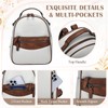 RAVUO Small Backpack Purse for Women, Designer Leather Handbag Cute