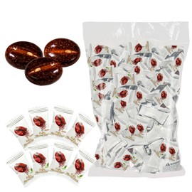 Coffee Bean-Shaped Hard Candies Individually Wrapped Bulk 1lb Bag, Assorted Barley & Mint-Flavored Milk Coffee Candy Snacks, Bold Flavor Coffee Pairings Perfect for Parties, Gifting Box & Candy Buffet