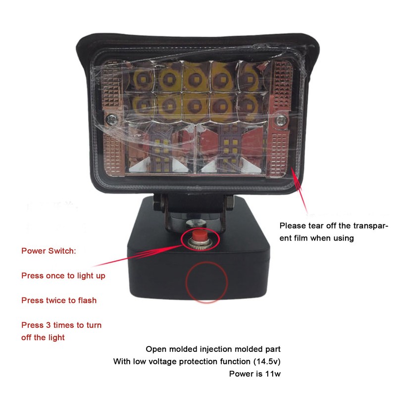 LED Flood Light Super Bright Outdoor Lights with Flash for