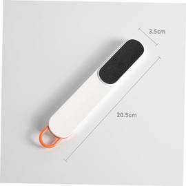 minkissy 1pc Foot Rubbing Board Pumice Paddle Scrubber Callous Care Polisher Filer Cracked Sander Feet Scraping Grater Heel Remove Removal Tool Rasp Exfoliate from Sandpaper Brush White