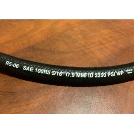 Cummins 54" Cummins Hydraulic Fuel Hose A043F043 | R5-06 SAE 100R5 5/16" 2250 PSI WP