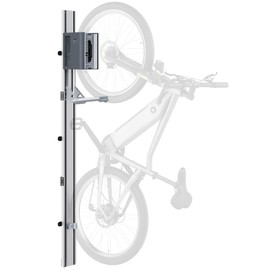 monTEK Automatic Lift EBike Rack – Fits 24-29" Tires, Heavy-Duty Vertical Wall Rack for Bicycles (Up to 71 lbs) - Effortless Lifting, Easy Install - Space-Saving Storage for Garage, Shed, SG