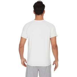 WiWi Men's Viscose from Bamboo T-Shirts Classic Soft Tee Soft Lightweight Short Sleeve S-XXL, Raw White, Small