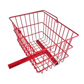 RED Scooter Rear Basket for Go-Go, Drive, Golden and Pride Mobility Exclusive