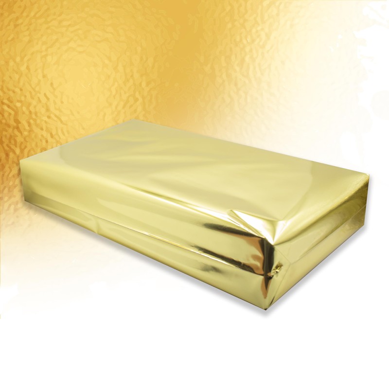 Decoraparty 50 Metallic Gold Envelopes 20x35cm Gold Polypropylene Rectangle Elegant