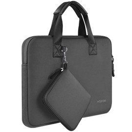 Laptop Sleeve 14 Inch with Small Pocket, Neoprene Computer Bag, Compatible with MacBook Pro 14 Inch M4/M3/M2/M1 (2025-2021), MacBook Air/Pro 13 Inch and Most 14 Inch Laptops, Dark Grey
