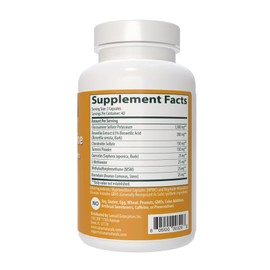 Sanar Naturals Glucosamine Chondroitin MSM Turmeric - Joint Support Supplement for Knees, Back, Hands, and Body - Non-GMO, Gluten Free, 120 Capsules