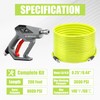 M MINGLE Sewer Jetter Kit for Pressure Washer 200 FT,