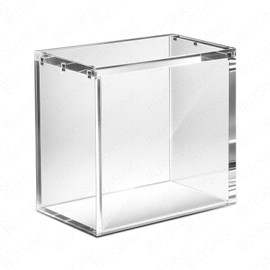 Acrylic PKMN Booster Box Case Display Stackable - 12 Strong Magnets, 8mm/5mm Reinforced Edges, Dust-Proof Collector Storage Protector Case Compatible with PKMN Booster Boxes