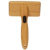 Alcott Bamboo Groom Soft Slicker Brush Medium