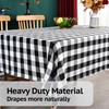 Yofori Heavy Duty Cotton Blend Table Cloth for Rectangle Tables