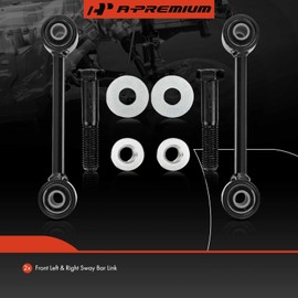 A-Premium 2 x Front Sway Bar Links Stabilizer Bar Links, Compatible with Ford F-250 Super Duty 2000-2023, F-350 Super Duty 2000-2023, Excursion 2000-2005, RWD Only