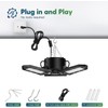 ANYPOWK Plug in Linkable LED Garage Light with ON/Off Switch