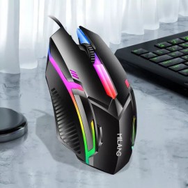 MILANG RGB BLACK Gaming Mouse MILANG M3 NIB 1000DPI USB