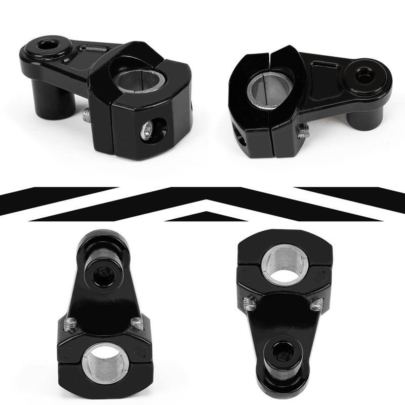 PSLER 2 Inch Pivot Handlebar Risers - Motorcycle Universal Handlebar
