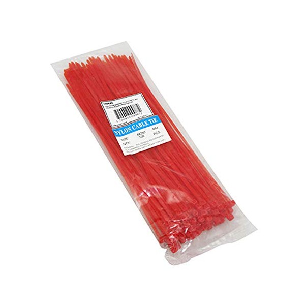 100 x Plastic Nylon Cable Ties Rilan Type 3.6mm x
