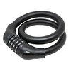 SAGISAKA Extra Thick Dial Lock 23.6 inches (60 cm), Black
