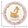 Little Deer First Birthday Paper Plates, 8 ct
