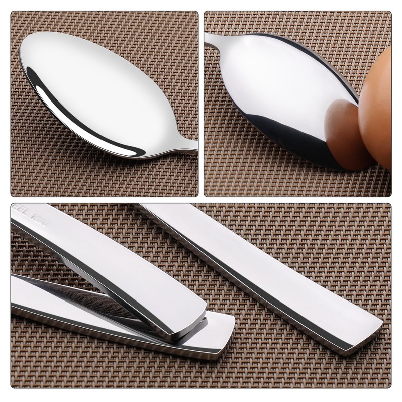 Kekow 16 Pieces Dinner Spoon Set, Stainless Steel Dinner Spoon,