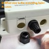 Vonvoff Power Junction Box, IP65 Dustproof Waterproof ABS Plastic Electronic