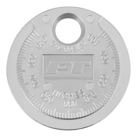 Performance Tool W80536 Spark Plug Gap Gauge - Decimal and Metric Sizes, Zinc Alloy Construction, Range .020 to .100 in. (.5 to 2.5 mm)
