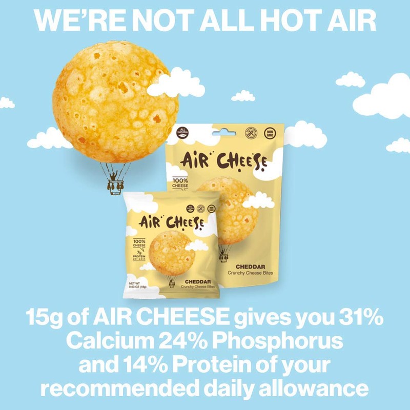 AIR CHEESE Low Carb Keto Friendly Protein Puffs | 7g