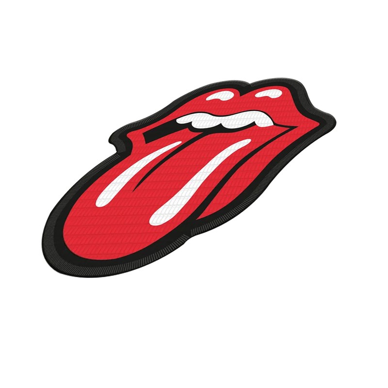 The Rolling Stones Tongue Iron On Patch (One Size) (Red/Black)