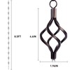 Rain Chain Bird Cage Set 8.5Ft, Not Rust Wrought Iron