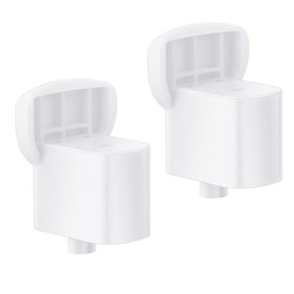 EAGLEGGO 2Pack WB06X10943 Handle Support Microwave Replacement Part Fit for GE Microwave Replaces AP5790057 PS8753758 3025054 EAP8753758 - White