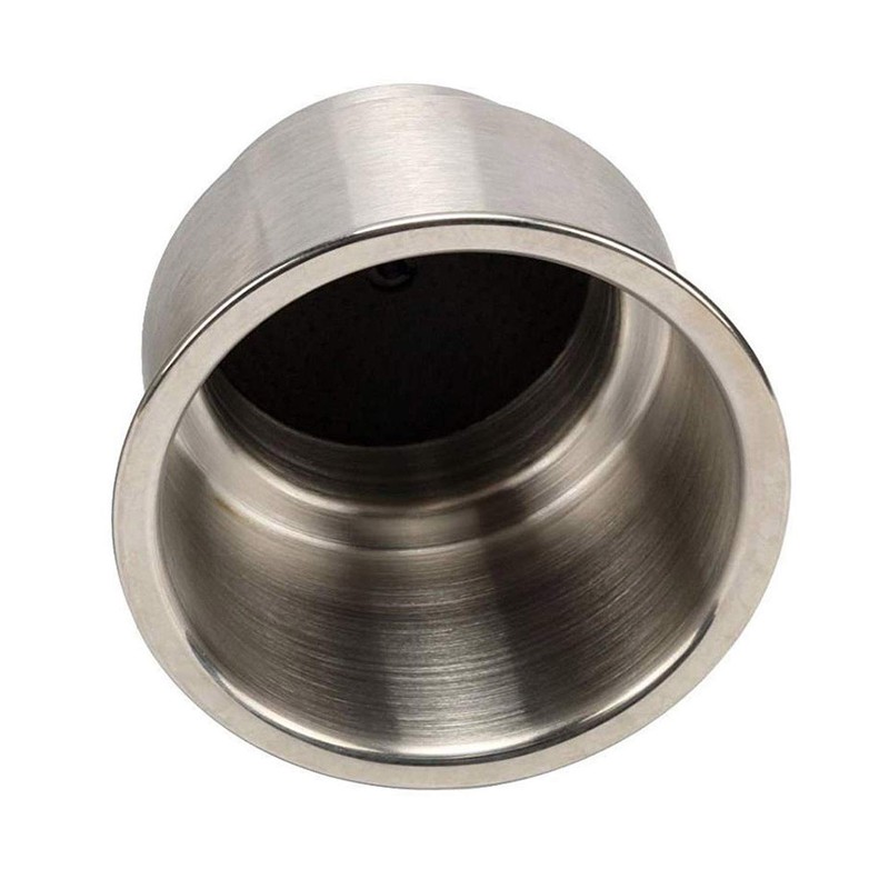 Amarine Made 4pcs Stainless Steel Cup Drink Holder with Drain