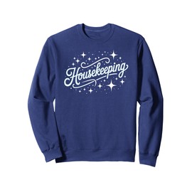 Clean HOUSEKEEPING Maid Staff Cleaning Scrub Rockstar Sweatshirt