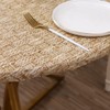 Walrus Round Vinyl Fitted Tablecloth with Flannel Backing Elastic Edge