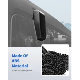 2PCS Black Rear Window Hinge Cover Liftgate Glass Hinge Cover Left Hinge Covers Trim fit for Jeep Wrangler JK JKU 2007-2018 (Right & Left)