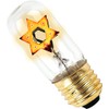 Electric Yahrzeit Yizkor Memorial Replacement Neon Star Bulb for Yahrzeit