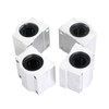 Fasizi 4pcs SCS6UU 6mm Linear Motion Ball Bearing Slide Unit
