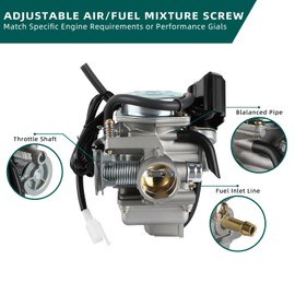AUTOKAY GY6 150 cc Carburetor Carb Scooter Go Kart Howhit Go Cart 26mm 4 stroke 150cc Carb